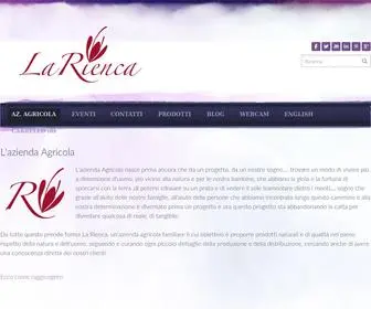 Larienca.net(Azienda Agricola La Rienca) Screenshot