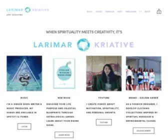 Larimarkriative.com(Larimar Kriative) Screenshot