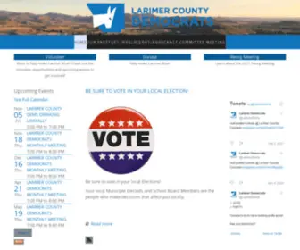 Larimerdems.org(Larimer County Democrats) Screenshot