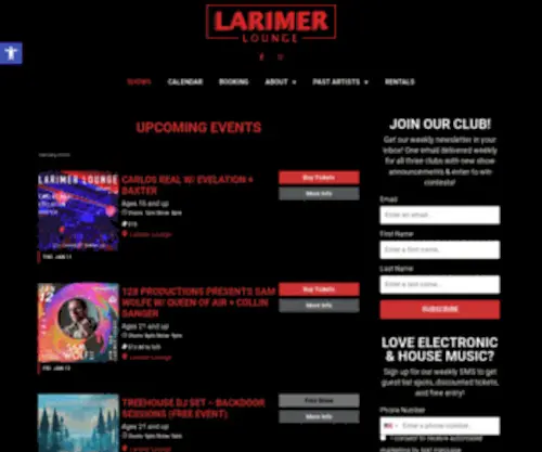 Larimerlounge.com(Larimer Lounge) Screenshot