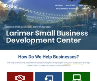Larimersbdc.org(Larimer Small Business Development Center) Screenshot