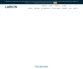 Larion.com(Custom Software and Offshore Development) Screenshot