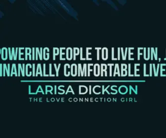 Larisadickson.com(About-Larisa) Screenshot