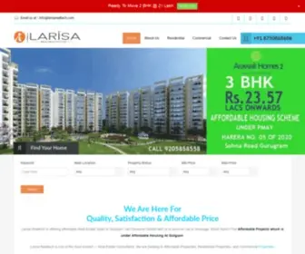 Larisarealtech.com(Larisa Realtech Pvt. Ltd) Screenshot