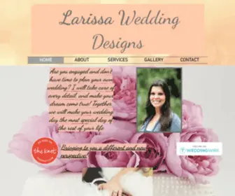 Larissaweddingdesigns.com(Larissa Wedding Designs) Screenshot