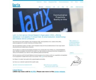 Larix.dk(Forside) Screenshot