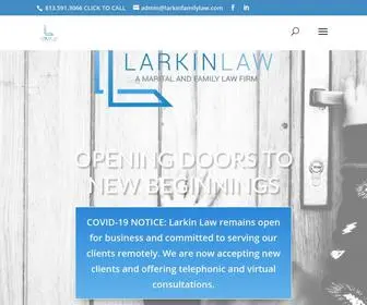 Larkinfamilylaw.com(Larkin Family Law) Screenshot