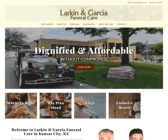 Larkingarcia.com(Larkin & Garcia Funeral Care) Screenshot