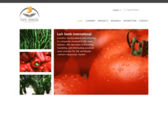 Larkseeds.com(Lark Seeds International) Screenshot