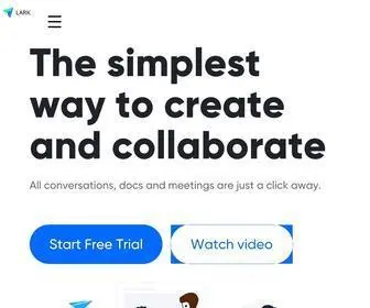 Larksuite.com(Collaboration and Communication Software) Screenshot
