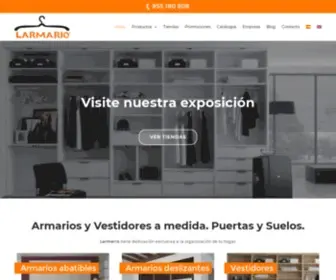 Larmario.com(Fabricante de Armarios a Medida y Puertas en Sevilla y Malaga) Screenshot