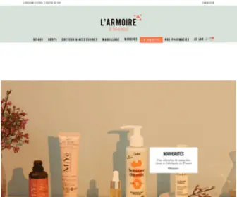 Larmoireabeaute.com(L&#039;Armoire à Beauté) Screenshot