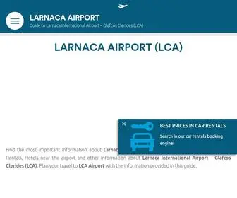 Larnaca-Airport.com(Larnaca Airport (LCA)) Screenshot