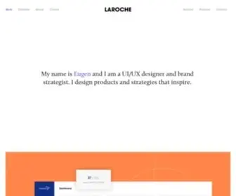 Laroche.co(Creative Agency of Strategy Design for Digital Products and User Experiences) Screenshot