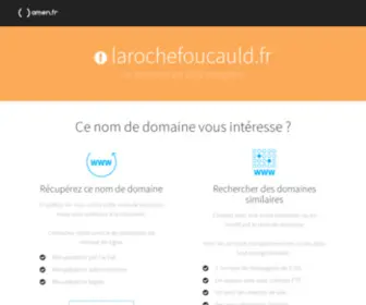 Larochefoucauld.fr(La Rochefoucauld) Screenshot