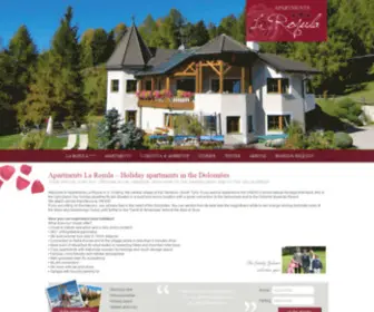 Larojula.com(Vacanze da sogno nelle Dolomiti) Screenshot