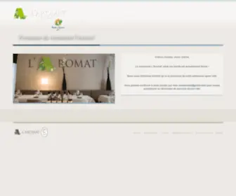 Laromat.com(L'Aromat : Restaurant à Marseille) Screenshot