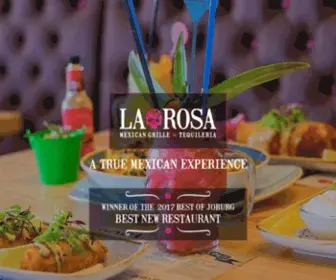 Larosamexican.co.za(La Rosa Mexican Grille & Tequileria) Screenshot