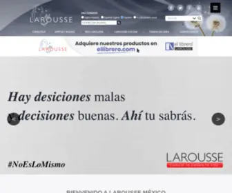 Larousse.com.mx(México) Screenshot