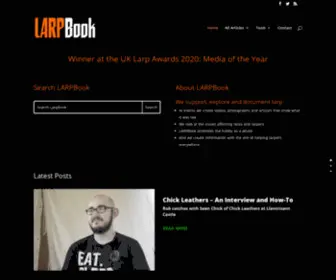 Larpbook.com(The larp online magazine.. Written by experienced larpers. We focus on the diversity and creativity) Screenshot