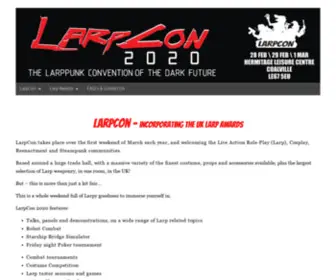 Larpcon.co.uk(The UK's best and biggest LARP convention) Screenshot