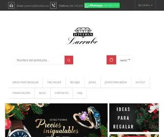 Larrabe.com(Joyas Online Larrabe) Screenshot