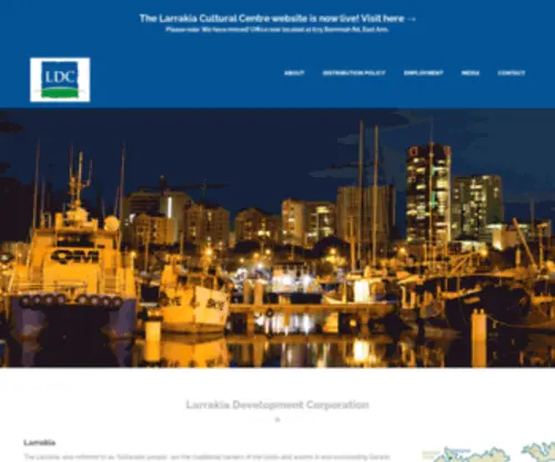 Larrakia.com.au(Larrakia Development Corporation) Screenshot