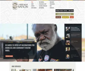 Larrakia.com(Larrakia Nation) Screenshot