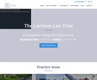 Larrisonlawfirm.com(The Larrison Law Firm) Screenshot