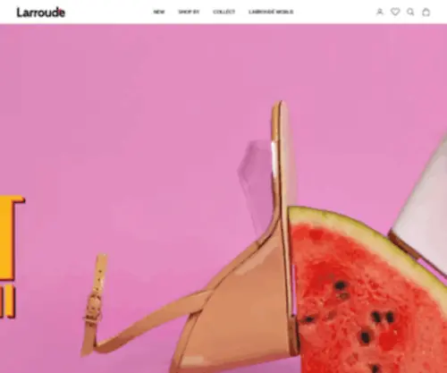 Larroude.com(Larroudé Official Site) Screenshot