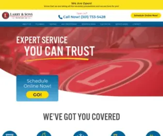 Larryandsons.com(Larry & Sons Plumbing) Screenshot