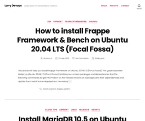 Larrydevops.com(Larry Devops) Screenshot