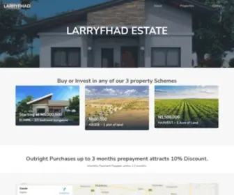 Larryfhadestates.com(Larryfhad Estate) Screenshot