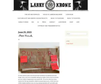 Larrykrone.com(Larry Krone) Screenshot