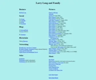 Larrylang.net(Larry Lang) Screenshot