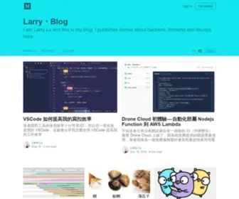 Larrylu.blog(Larrylu blog) Screenshot