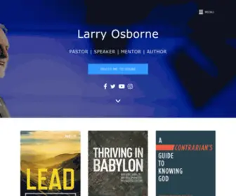Larryosborne.com(Pastor Larry Osborne) Screenshot