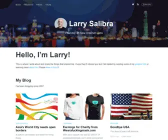 Larrysalibra.com(Larry Salibra) Screenshot