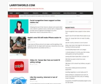 LarrysWorld.com(Larry Magid's blog on tech reviews) Screenshot