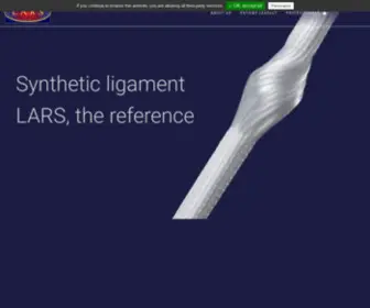 Lars-Ligaments.com(Artificial ligaments) Screenshot