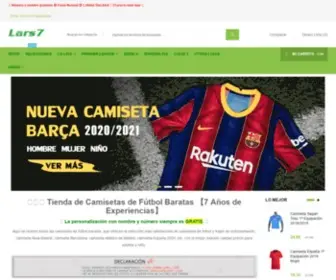 Lars7.com(Comprar Camisetas de Fútbol BaratasLARS7) Screenshot