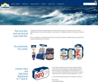 Larsen-Seafood.com(Larsen Seafood) Screenshot