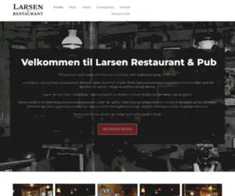 Larsenrestaurant.no(Larsen Restaurant) Screenshot