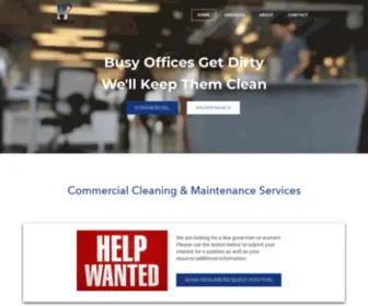 Larsenservices.com(Commercial Cleaning) Screenshot