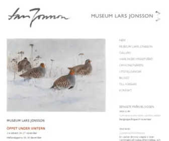 Larsjonsson.se(Museum Lars Jonsson) Screenshot