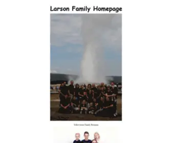 Larsonfamily.org(Larson Family) Screenshot