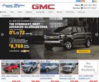 Larsonmotorgroup.com(Larson Motor Group in Nebraska City) Screenshot