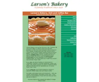 Larsonsbakery.net(Larson's Bakery Vancouver WA) Screenshot