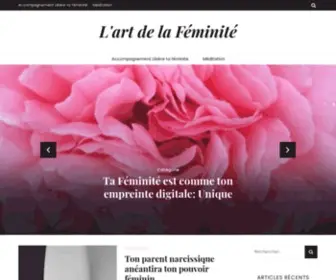 Lartdelafeminite.com(L'art) Screenshot