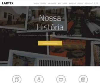 Lartex.com.br(Design em Tecidos Jacquard) Screenshot